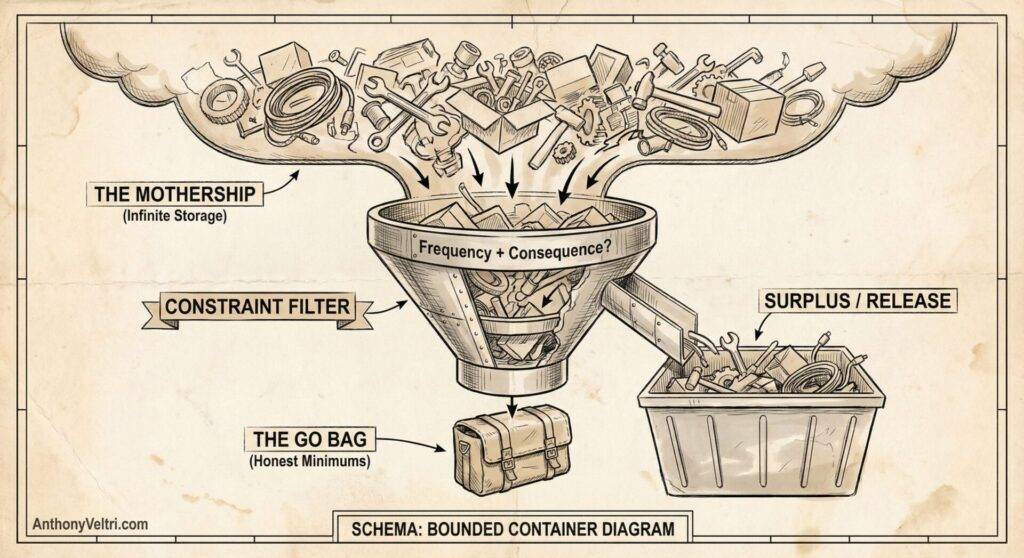 A diagram shows objects flowing from 
