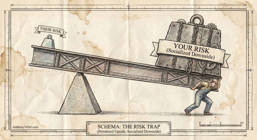 A seesaw illustration shows a heavy weight labeled 